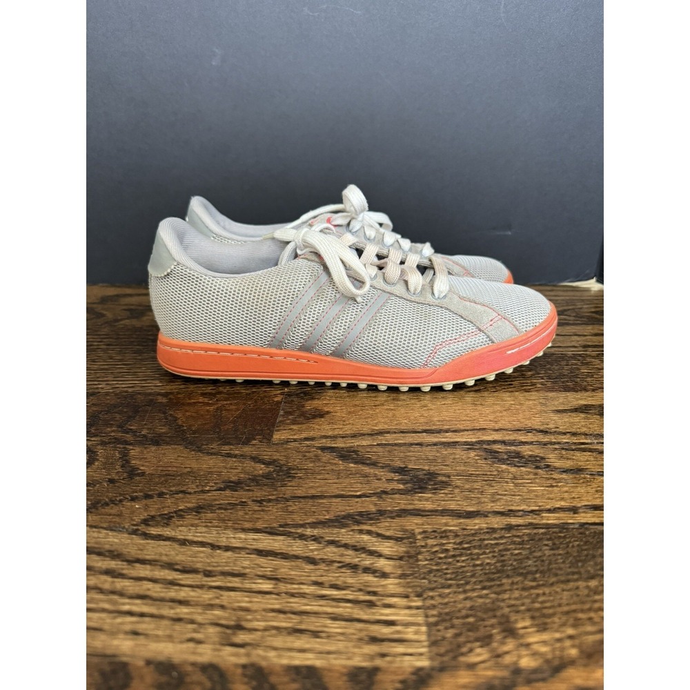 adidas womens spikeless golf shoes 7 stan smith Gray Orange‎